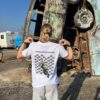Lotte van Drunen World Champion 2025 T-Shirt Black/White