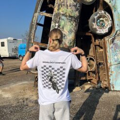 Lotte van Drunen World Champion 2025 T-Shirt Black/White