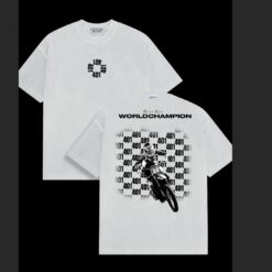 Lotte van Drunen World Champion 2025 T-Shirt Black/White